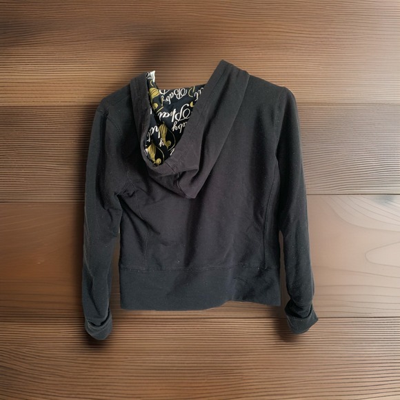 Vintage Y2k Woman's Baby Phat Black Reversible Zip Up Hoodie. Medium. - Picture 2 of 6